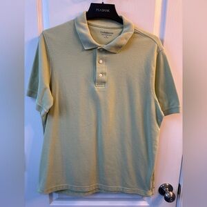 CROFT AND BARROW MEN'S SHORT SLEEVE SIGNATURE POLO SHIRT, SIZE LARGE
